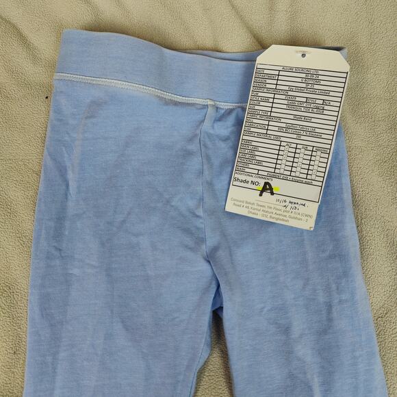 J Crew Crewcuts Gabi Garment Dyed Leggings Girls 4 Tranquil Tide Blue NWT Sample - Picture 2 of 6
